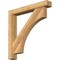 Ekena Millwork Westlake Block Rough Sawn Bracket w/ Offset Brace, Western Red Cedar, 6"W x 40"D x 40"H BKT0604X40X40WTL05RWR - alternate 1